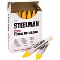 Steelman 00062 Semi-Permanent Yellow Tire Marking Crayons