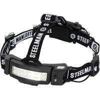 Steelman 79417 Lampe frontale &eacute;troite activ&eacute;e par le mouvement avec clignotant arri&egrave;re rouge, DEL, 250 lumens, 3 hres de fonctionnement, piles AA