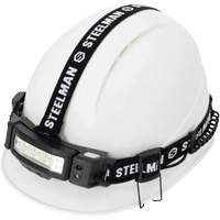 Steelman 79417 Lampe frontale &eacute;troite activ&eacute;e par le mouvement avec clignotant arri&egrave;re rouge, DEL, 250 lumens, 3 hres de fonctionnement, piles AA