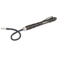 Steelman 95887 Lampe-stylo &agrave; col flexible de 12" avec pince de poche, DEL, 10 lumens, Corps en Aluminium, piles AAA, Compris