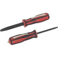 LISLE 35390 2-Piece Straight Pocket Pry Bar Set, 1/8"/1/4" W x 5" L