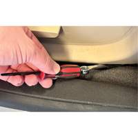 LISLE 35390 2-Piece Straight Pocket Pry Bar Set, 1/8"/1/4" W x 5" L