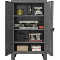 Durham Manufacturing HDC-246066-3S95 Armoire tr&egrave;s robuste, Acier, 3 Tablettes, 66" h x 60" la x 24" P, Gris