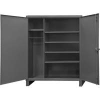 Durham Manufacturing HDWC246078-5S95 Vestiaire tr&egrave;s robuste, Acier, 60" la x 24" p x 78" h, Gris