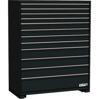 AGF Brome CF27-602460C1-440-BK Armoire &agrave; tiroirs modulaire, 12 tiroirs, 60" la x 24" p x 60" h, Noir