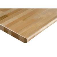 KLETON FM934 Hardwood Workbench Top, 60" W x 30" D, Bullnose Edge, 1-1/4" Thick