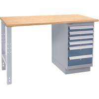 KLETON FN295 Industrial-Duty Workbench, 1000 lbs Cap., 60" W x 30" D, 34" H