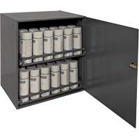 Durham Manufacturing 300-95 Armoire de rangement pour contenants a&eacute;rosol, Acier, 21-7/8" h x 15-15/16" la x 20-5/16" P, Gris