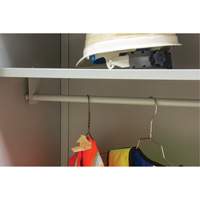 KLETON FN659 Armoire garde-robe, Acier, 36" la x 18" p x 72" h, Gris