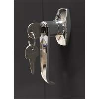 KLETON FN704 Armoire d'entreposage, Acier, 4 Tablettes, 78" h x 48" la x 24" P, Noir