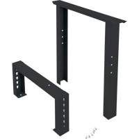 KLETON FN708 Industrial Duty Leg for Workbench, Steel, 24" D x 34" H, Single