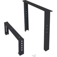 KLETON FN709 Pattes d'&eacute;tabli pour service industriel, Acier, 30" p x 34" h, Simple