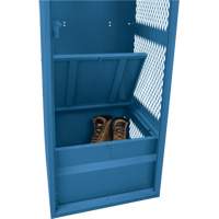 KLETON FN716 Gear Locker, Steel, 24" W x 18" D x 72" H, Dark Blue