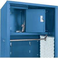 KLETON FN716 Gear Locker, Steel, 24" W x 18" D x 72" H, Dark Blue