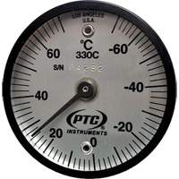 Thermomètre de surface magnétique, Contact, Analogique, -56.7-21.1°F (-70-70°C)  HB678 | TENAQUIP