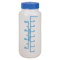 Wide-Mouth Bottles, Round, 16 oz., Plastic  HC678 | TENAQUIP
