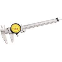 Starrett 120AM-150 Compas &agrave; cadran, R&eacute;solution de 0,02 mm, 150 mm gamme de mesure