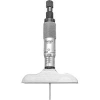 Starrett 449AZ-3R Microm&egrave;tre de profondeur s&eacute;rie 449 avec lame non rotative, Sans arr&ecirc;t &agrave; cliquet, 0" - 3"