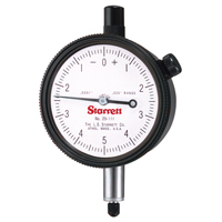 Starrett 25-441J Dial Indicators - No. 25 Series - AGD Group 2, 0" - 1" Range