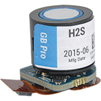 Industrial Scientific 17124983-2 GasBadge&reg; Pro Gas Monitor Sensor, Single Gas, H2S