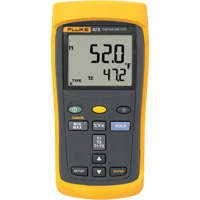 Fluke 52-2 Thermom&egrave;tre avec affichage double 52-2, Contact, Num&eacute;rique, -346-2192°F (210-1200°C)