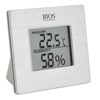 BIOS 263BC Thermom&egrave;tres int&eacute;rieurs pour humidit&eacute; & temp&eacute;rature, Contact, Num&eacute;rique, -58-158°F (-50-70°C)