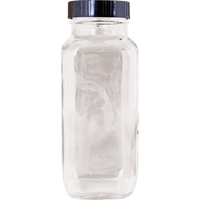  IA672 Bouteille, Carr&eacute;e, 8 fl. Oz., Verre