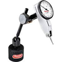 Starrett 3808A Indicateur de test &agrave; cadran avec montage en queue daronde, 0" - 0,008" Port&eacute;e
