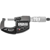Starrett 796.1XRL-1 Microm&egrave;tre ext&eacute;rieur &eacute;lectronique, 0" - 1" (0 mm - 25 mm) gamme de mesure, R&eacute;solution de 0,00005" (0,001 mm)