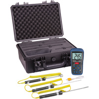 Reed Instruments R2400-KIT Thermocouple Thermometer Kit, Contact, Digital, -58-2000°F (-50-1300°C)