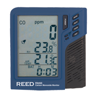 Reed Instruments R9450 Compteur de monoxyde de carbone avec temp&eacute;rature et humidit&eacute;