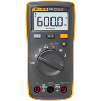 107 Handheld CAT III Digital Multimeter, AC/DC Voltage, AC/DC Current  IC333 | TENAQUIP