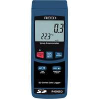 Reed Instruments R4000SD Thermo-an&eacute;mom&egrave;tres, Enregistrement des donn&eacute;es, Gamme de v&eacute;locit&eacute; d'air de 0,4 &agrave; 30,0 m/sec