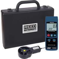 Reed Instruments R4000SD Thermo-an&eacute;mom&egrave;tres, Enregistrement des donn&eacute;es, Gamme de v&eacute;locit&eacute; d'air de 0,4 &agrave; 30,0 m/sec
