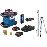 Revolve4000 Connected Self-Leveling Horizontal Rotary Laser Kit, 4000' (1219.2 m), 635 Nm  IC596 | TENAQUIP