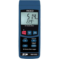 Reed Instruments R9910SD-NIST Data Logging Indoor Air Quality Meter with ISO Certificate