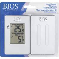 Indoor/Outdoor Wireless Thermometer, Non-Contact, Analogue, 31-158°F (-35-70°C)  IC678 | TENAQUIP