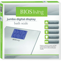 BIOS SC423_ Jumbo Digital Display Scale, 550 lbs. Cap., 0.2 lbs. / 0.1 kg Graduations