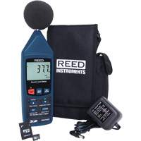 Reed Instruments R8070SD-KIT2 Sound Level Meter Kit, 30 - 130 dB Measuring Range