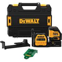 DEWALT DCLE34020G 20V MAX* Cross Line Green Laser Kit