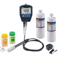 Reed Instruments R3525-KIT2 pH/mV Meter with Buffer Solution & Power Adapter Kit