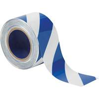 Brady 170004 ToughStripe&reg; Floor Marking Tape, 3" x 100', Polyester, Blue and White