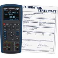 Reed Instruments R5850-NIST Multifunction Process Calibrator with ISO Certification, Without Data Logging, Portable, 5 Processes