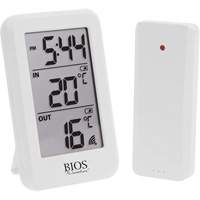 BIOS 265BC Thermom&egrave;tre sans fil int&eacute;rieur/ext&eacute;rieur, Sans contact, Num&eacute;rique, -40-158°F (-40-70°C)