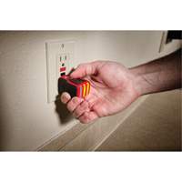 Milwaukee 3210-20 Voltage Detector & GFCI Receptacle Tester Kit, 50 V - 1000 V, Display & Sound Alert