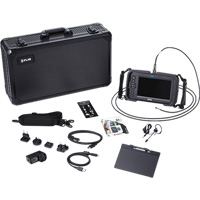 FLIR VS80-KIT-7 High-Performance Videoscope Kit with Dual HD Camera & Long Camera Probe, 1280" L x 720" W Display, 1024 x 600 pixels, 4.9 mm (0.19") Camera Head