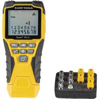 Klein Tools VDV501851 Ethernet Cable Tester Kit with Scout&reg; Pro 3 Tester, Remotes & Adapter