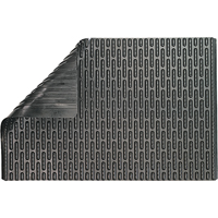  JA077 Tapis autoclavables Ergomat Softline, &agrave; bulles, 2' x 3' x 1/2", Noir, Caoutchouc