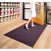 M+A Matting 22977435170 Tapis WaterHog  Max Diamond Fashion, Essuie-pieds/grattoir, 3' x 5' x 3/8", Marron