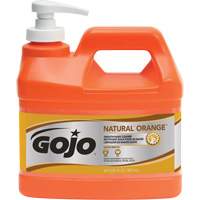 Gojo 0948-04 Natural Orange Hand Cleaner, Cream, 1.89 L, Pump Bottle, Citrus/Orange